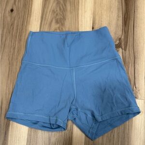 Lululemon Athletica Blue Align 4” shorts